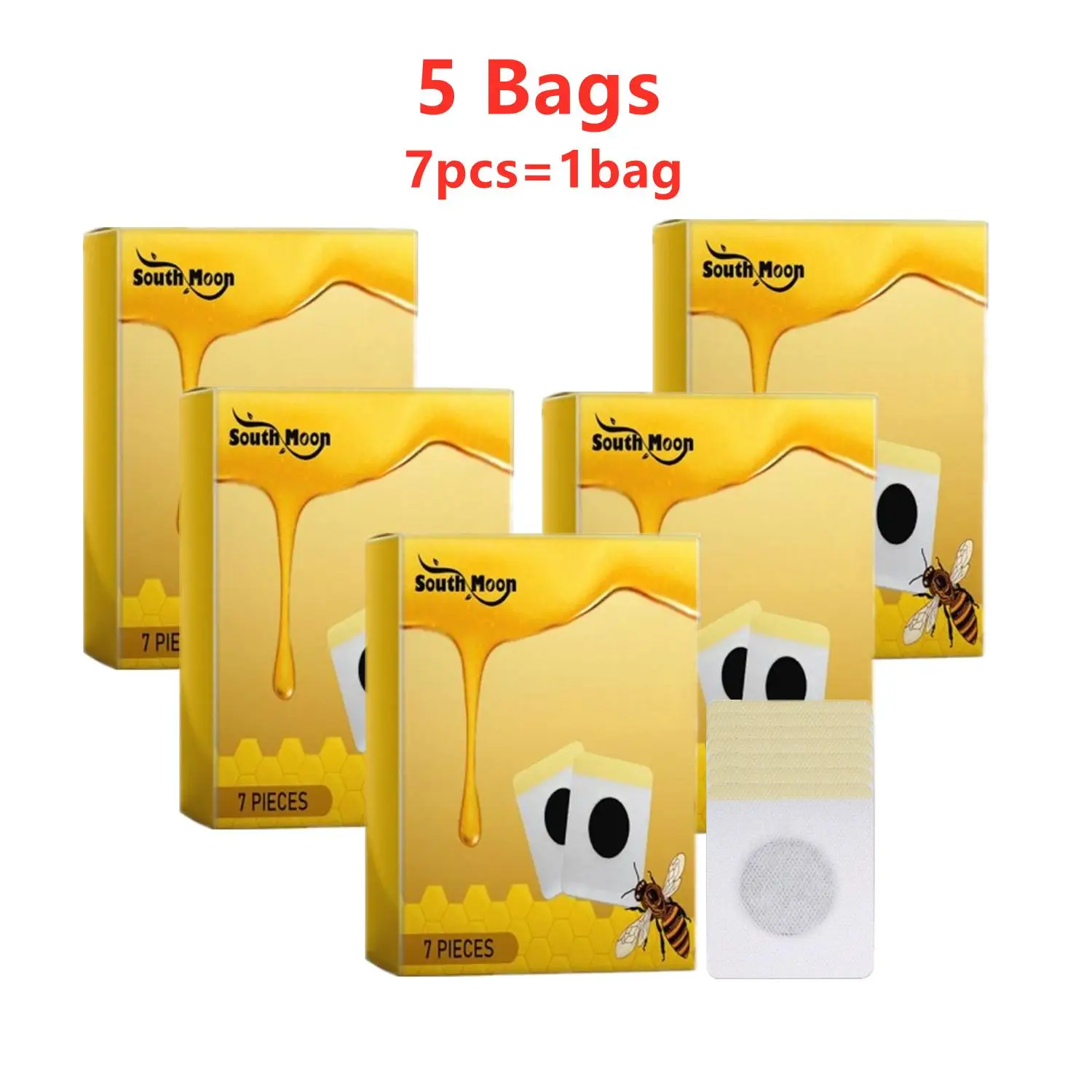 5 Bags Bee Slimming Patches Highlighting Body Curves Body Shaping For Women And Men Health Care