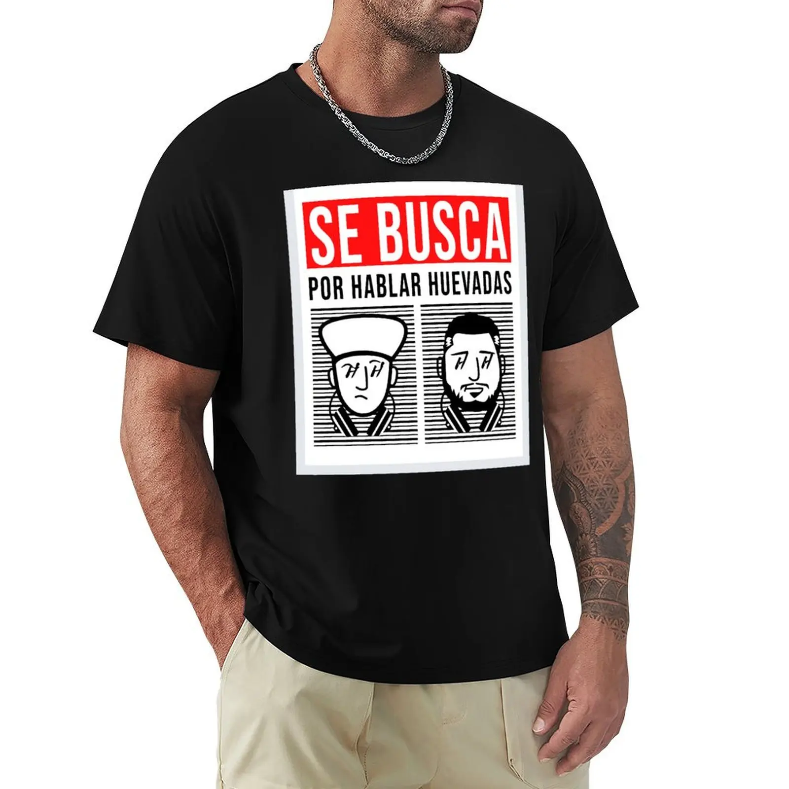 

SE BUSCA POR HABLAR HUEVADAS (HABLANDO HUEVADAS) T-Shirt anime cotton graphic tees Funny t-shirt custom t-shirts men clothing