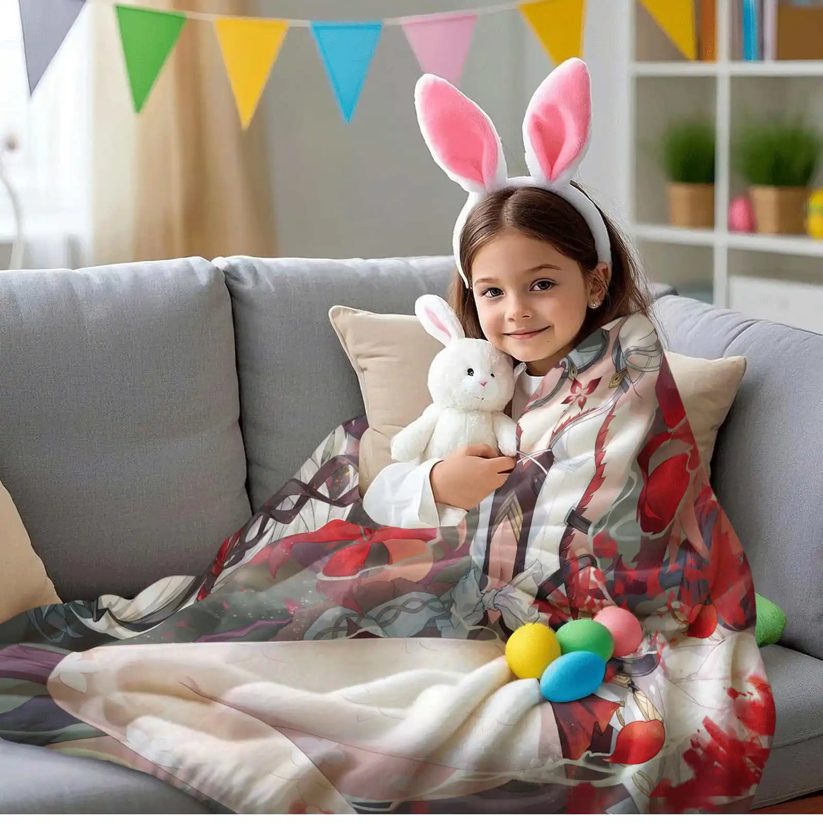 Wuthering Waves WuWa Verina Blanket Game Anime Plush Funny Warm Throw Blankets 5