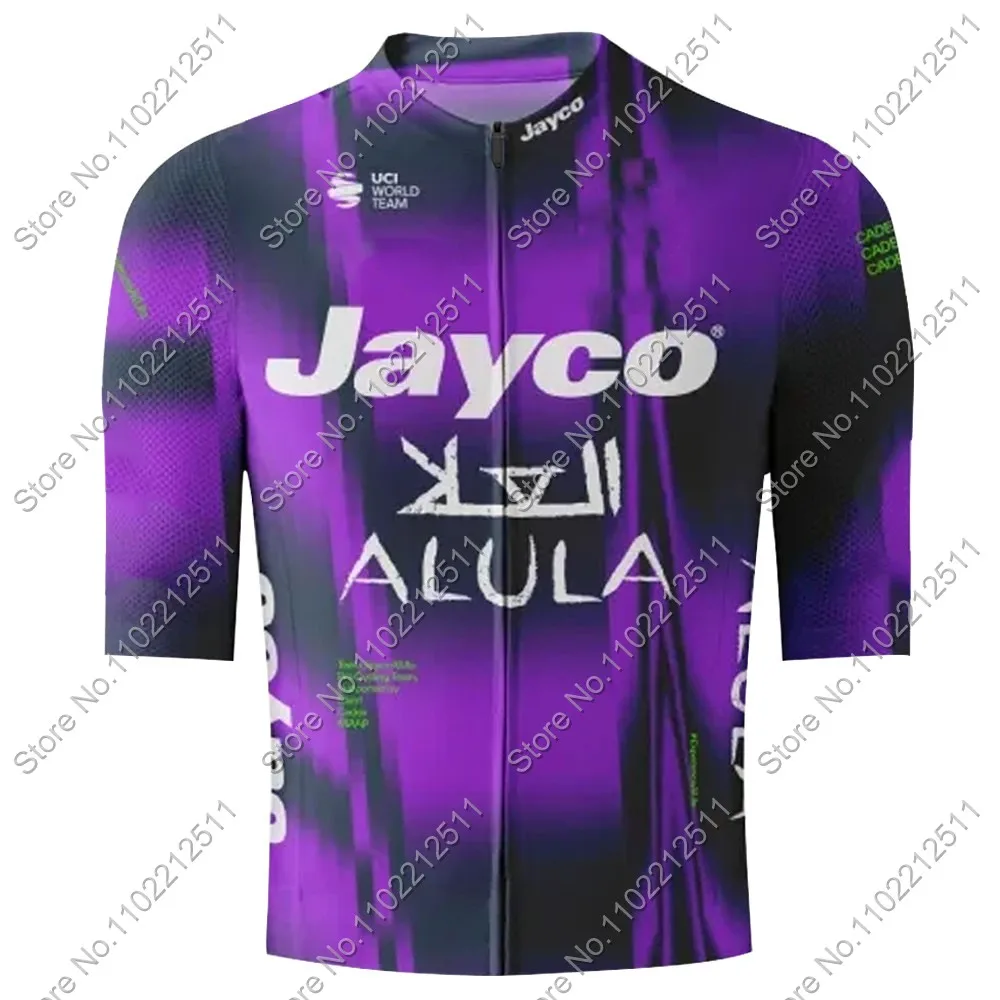 Jayco Alula 2025 チームサイクリングジャージセット男性ショート