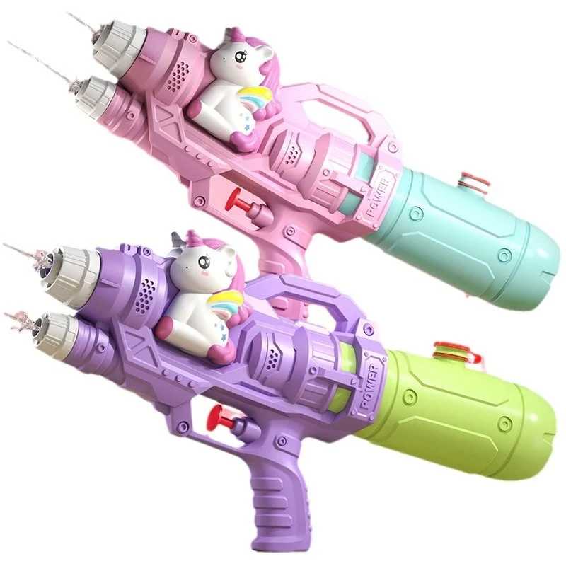 

Kids Unicorn Water Gun Toys Dinosaurs Ducks Sharks High Pressure Water Guns Beach Outdoor Water Rifle Fight Toy Playing Watergun