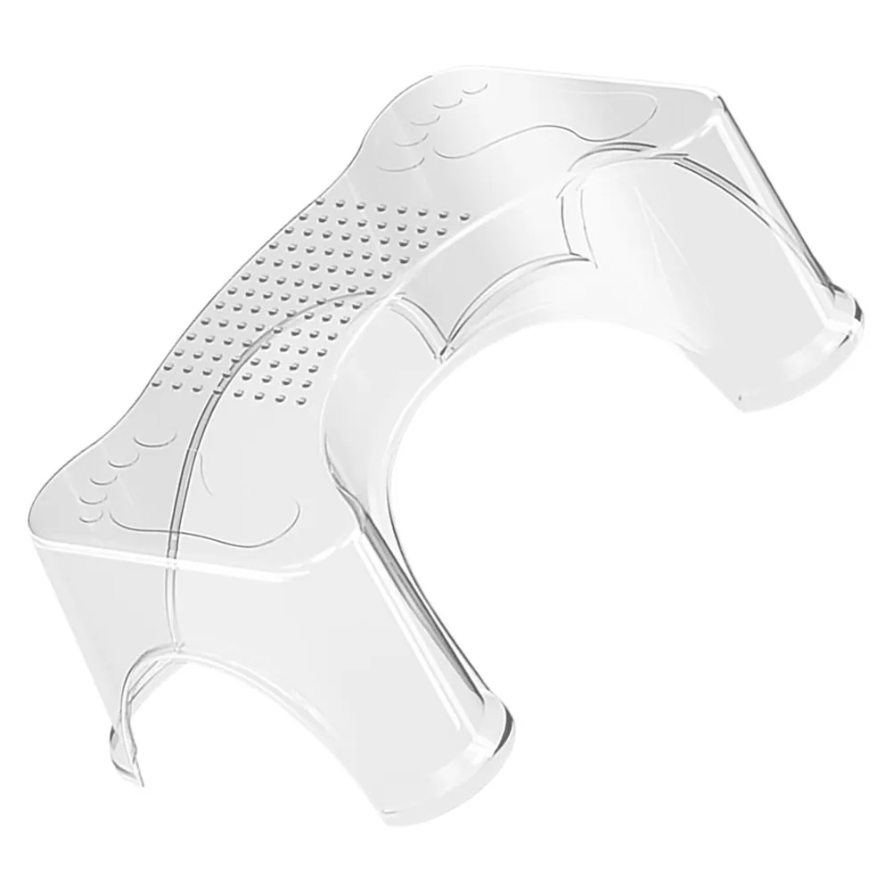 

Clear Pet Toilet Stool for Kids Toddlers Adults Non-Slip Bathroom Footrest Step Stool for Squatting Potty Training Pooping