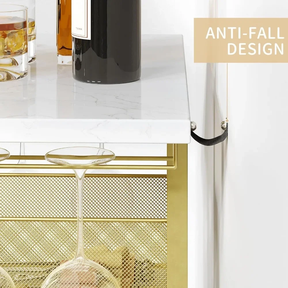 Wine Rack Freestanding Floor, Wine Storage Display Rack Table for Bar, Wine Bottle Holder