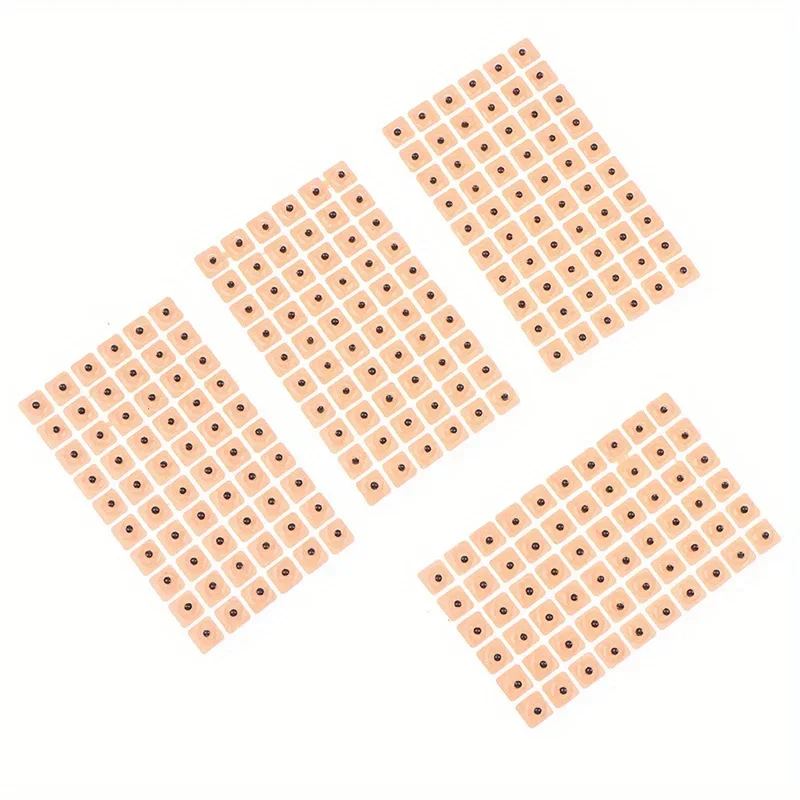 600/1200PCS Entspannung Ohr Aufkleber Therapie Nadel Patch Ohr Akupunktur Nadel Ohr Massage Pflege Auriculotherapie Vaccaria Samen – Detail 13
