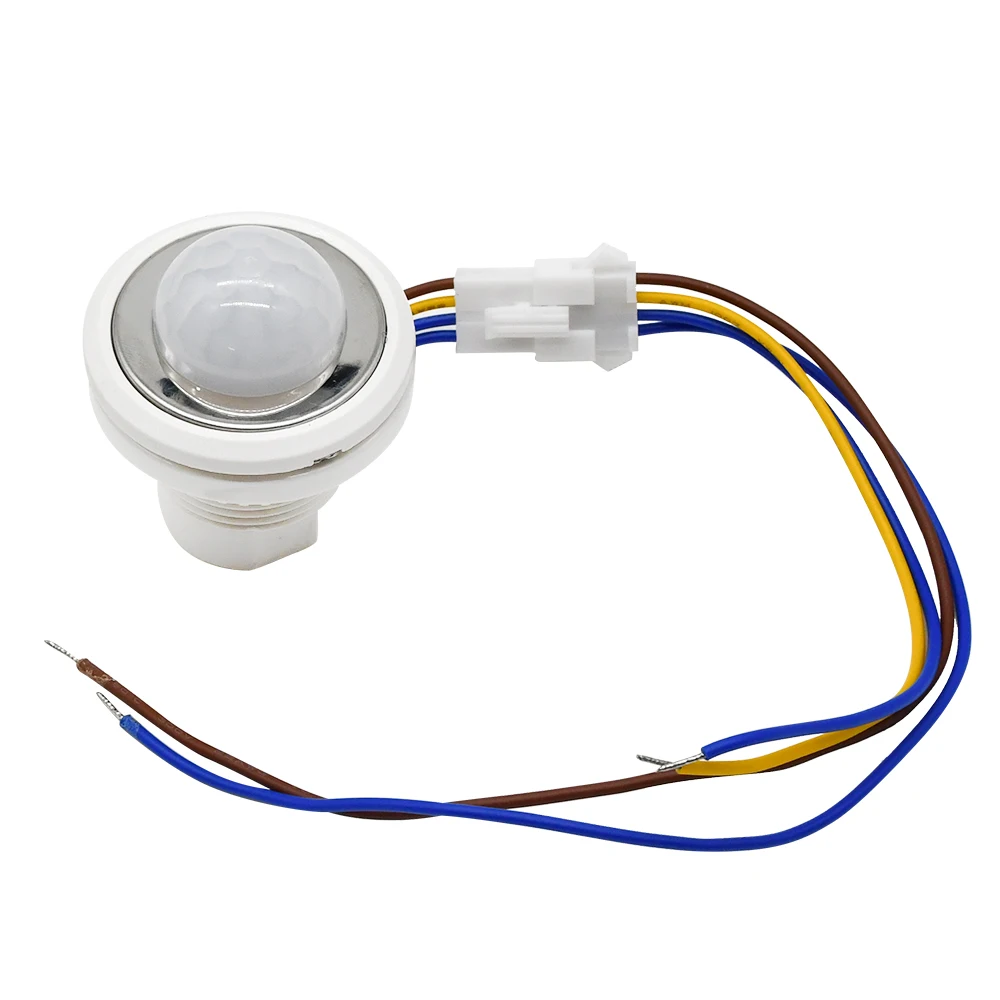 Sensor PIR AC85-265V Detector Inteligente Interruptor LED PIR Sensor de Movimiento Infrarrojo de Detección Automática de Techo Sensor de Luz