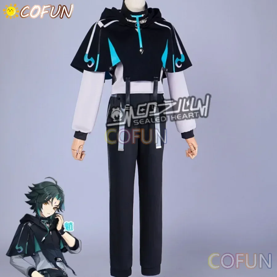 

COFUN Genshin Impact Xiao Cosplay Costume Cos Game Anime Party Uniform Daily Wear Hallowen Play Role Clothes Clothing New Full S