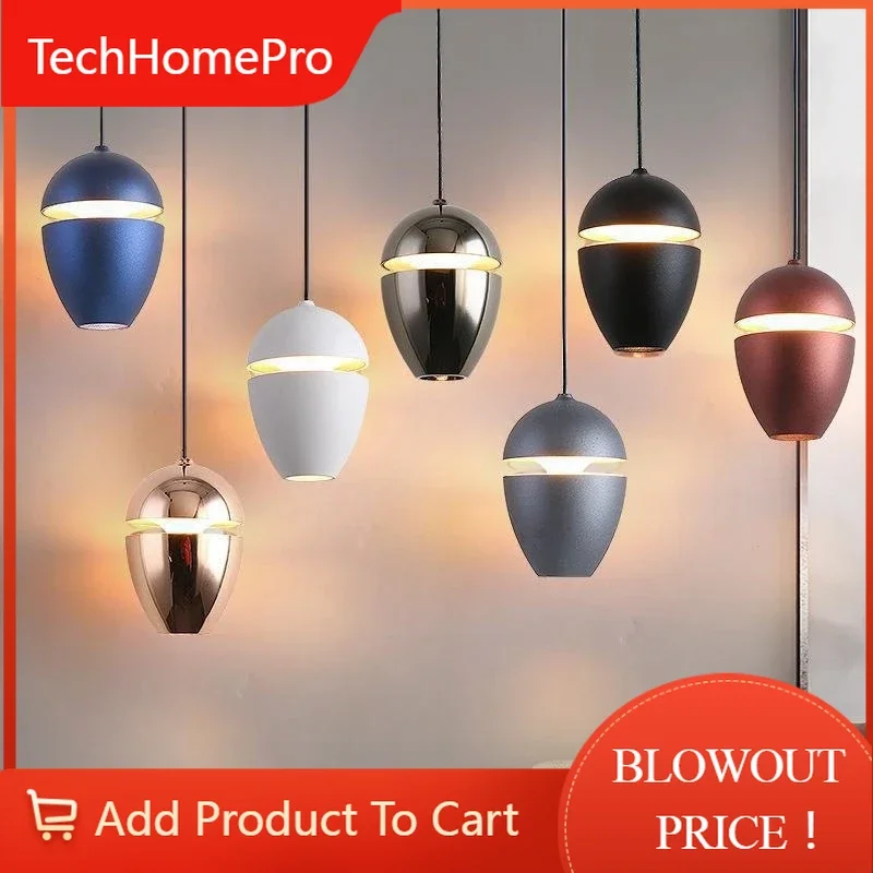 TechHPNew Bedroom Headboard LED Pendant Lamp Creative Restaurant Clothing Store Bar Counter Window