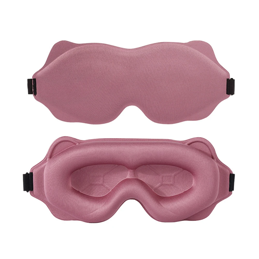 3D Sleeping Mask Block Out Light Soft Padded Sleep Mask For Eyes Slaapmasker Eye Shade Blindfold Sleeping Aid Face Mask Eyepatch