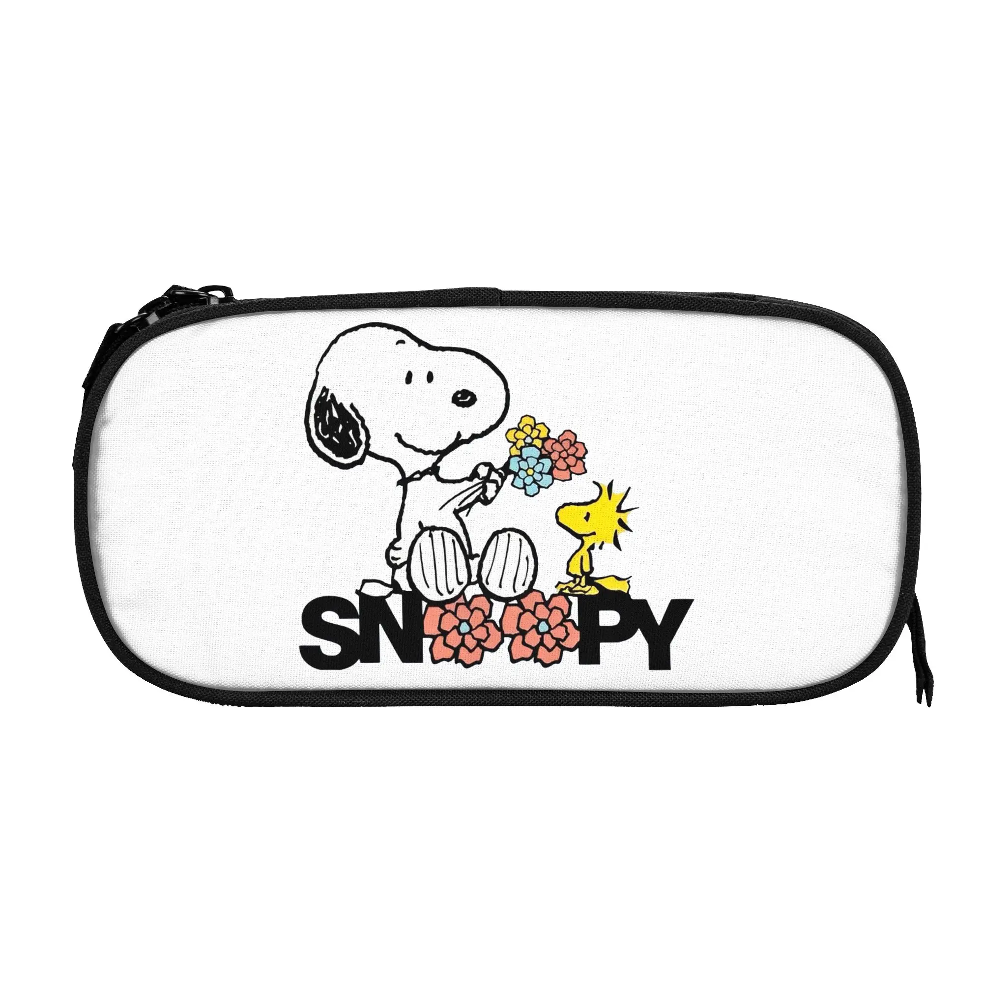 Snoopys cartoon dog Merch Pencil Case Large Capacity Kids School Supplies Pencil Box Suprise Gift