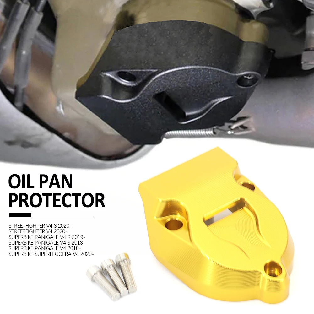 

New For Ducati SUPERBIKE Superbike Panigale V4 V4S V4R Motorcycle Accessories 1 Piece Oil Pan Protective Cover Engine Protection