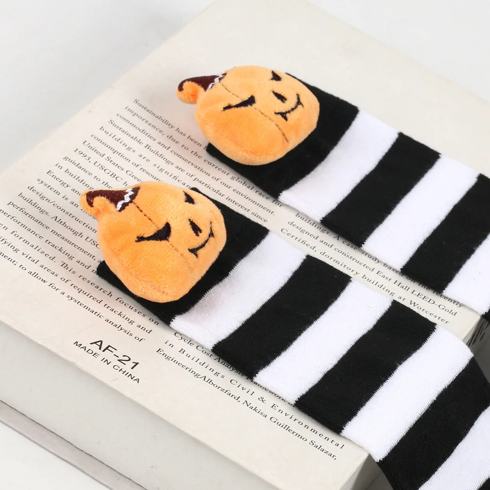 2026New اليقطين الشيطان هالوين الجوارب الأطفال الجوارب الفتيات جديد أفخم دمية جوارب جوارب الحفلات الرجال والنساء