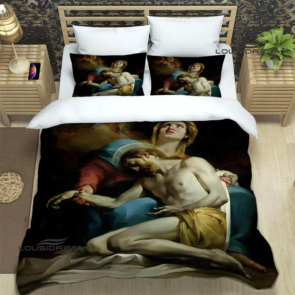 Jesus Faith printed Bedding Sets exquisite supplies set duvet cover bed comforter set bedding set luxury birthday gift