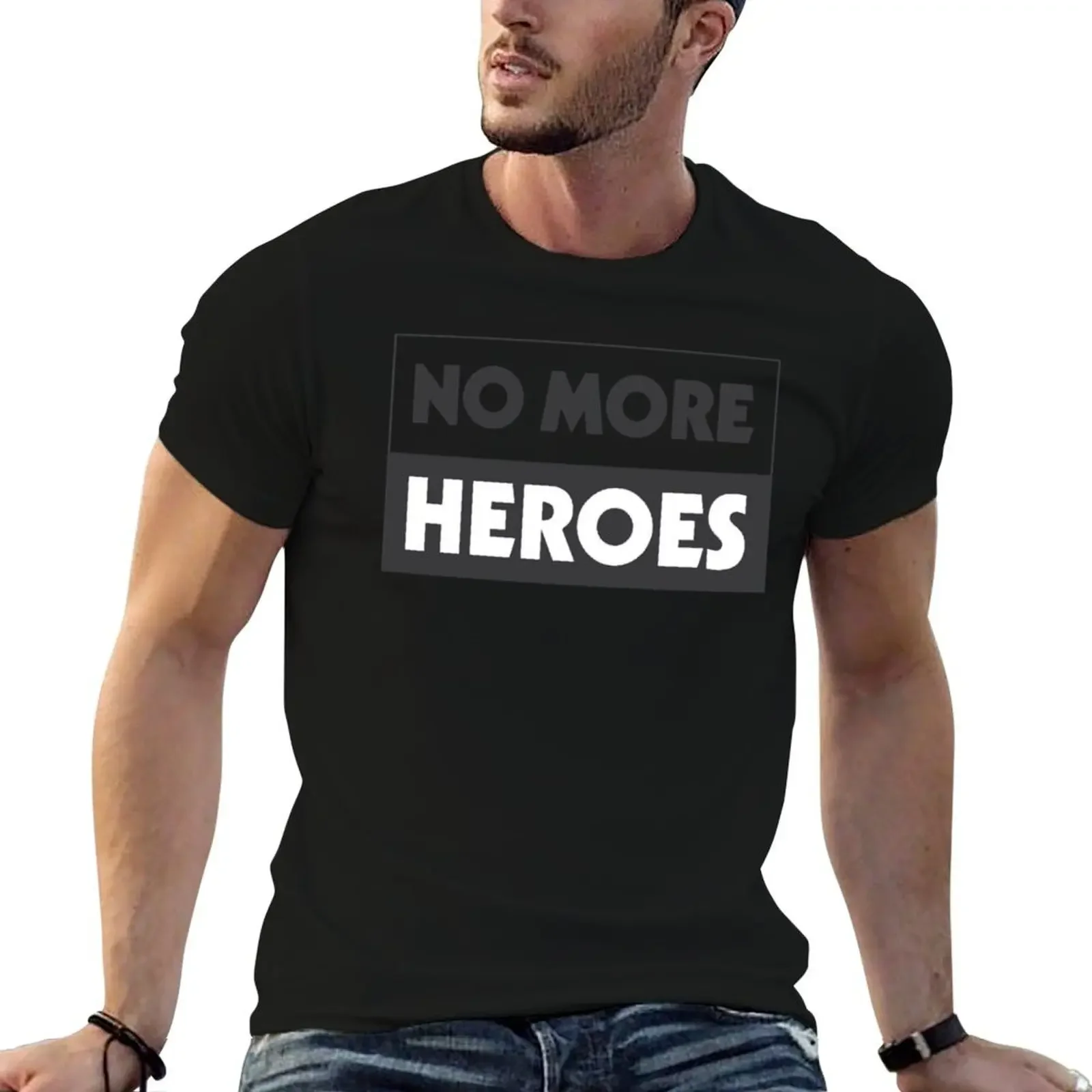 

No More Heroes Design 65 Long T-Shirt tees sublime boys whites heavyweights black t shirts for men