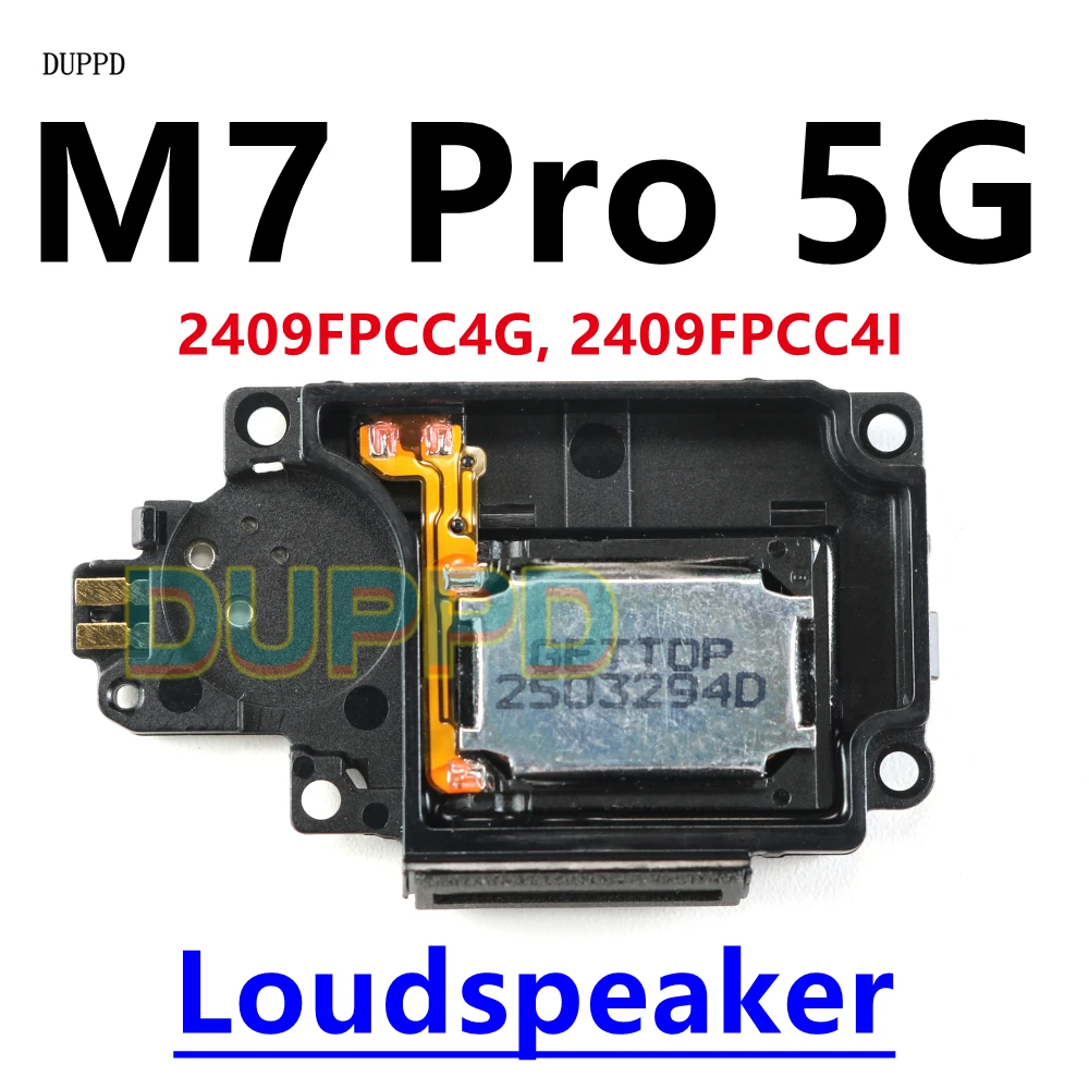 

Нижний громкоговоритель, кольцо зуммера + наушник, гибкий сменный звуковой модуль Partsker для Xiaomi Poco M7 Pro 5G M7Pro