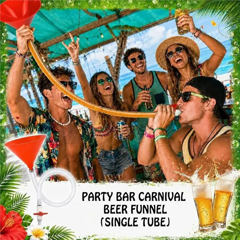 ABRU-Funnel With Hose Funnel Drinking Beer Bong Funnel