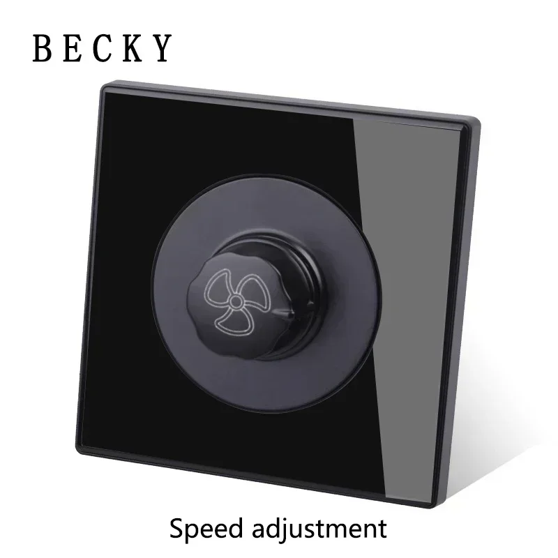 Black Tempered Glass Wall Switch Panel Led European 16a Socket Retro Toggle Light Switch Eu Uk Standard 2usb Socket 1Gang-4gang image 3