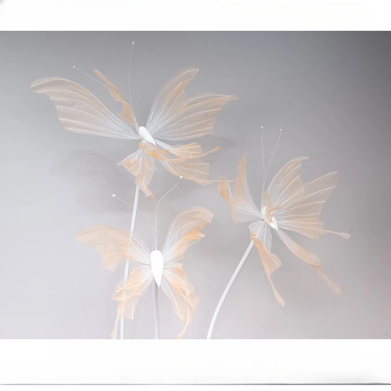 

Paper art butterfly flower three-dimensional silk, butterfly window beauty Chen photography props