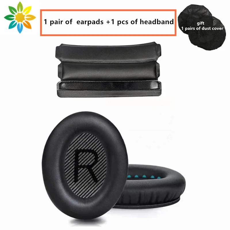 Replacement Ear pads  Headband   BOSE QC35 for QuietComfort 35 & 35 ii  Headset Replacement Headphones Memory Foam Ear Pads