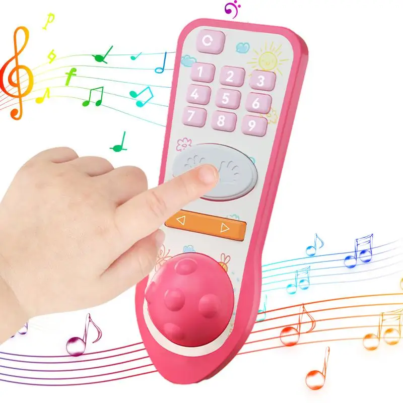 Baby Toys Simulation Baby Cell Phone Remote Control With Light Music Kids Early Educational Pretend TV Remote Press buttons Toys