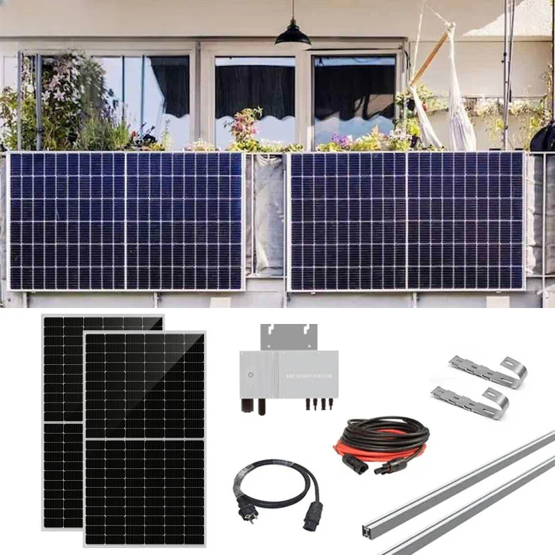 FOR Balcony PV Solar hybrid System Solar 600W 800W 1000W Commercial Solar Technology For Home Use