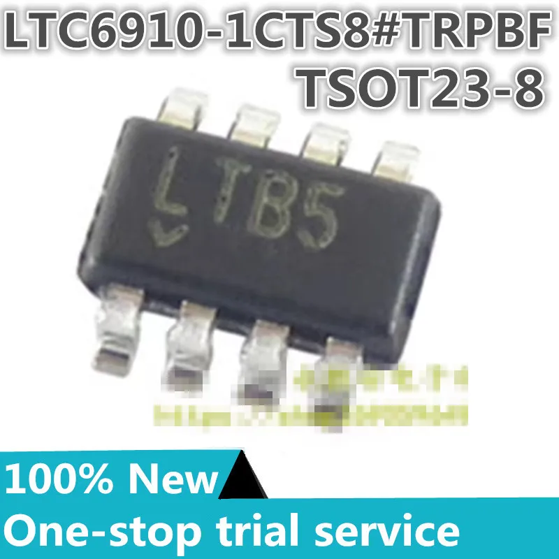 

2-100pcs %New original LTC6910-1CTS8 LTC6910-1ITS8#PBF LTC6910-1HTS8 Silkscreen LTB5 TSOT23-8 Operational amplifier/comparator