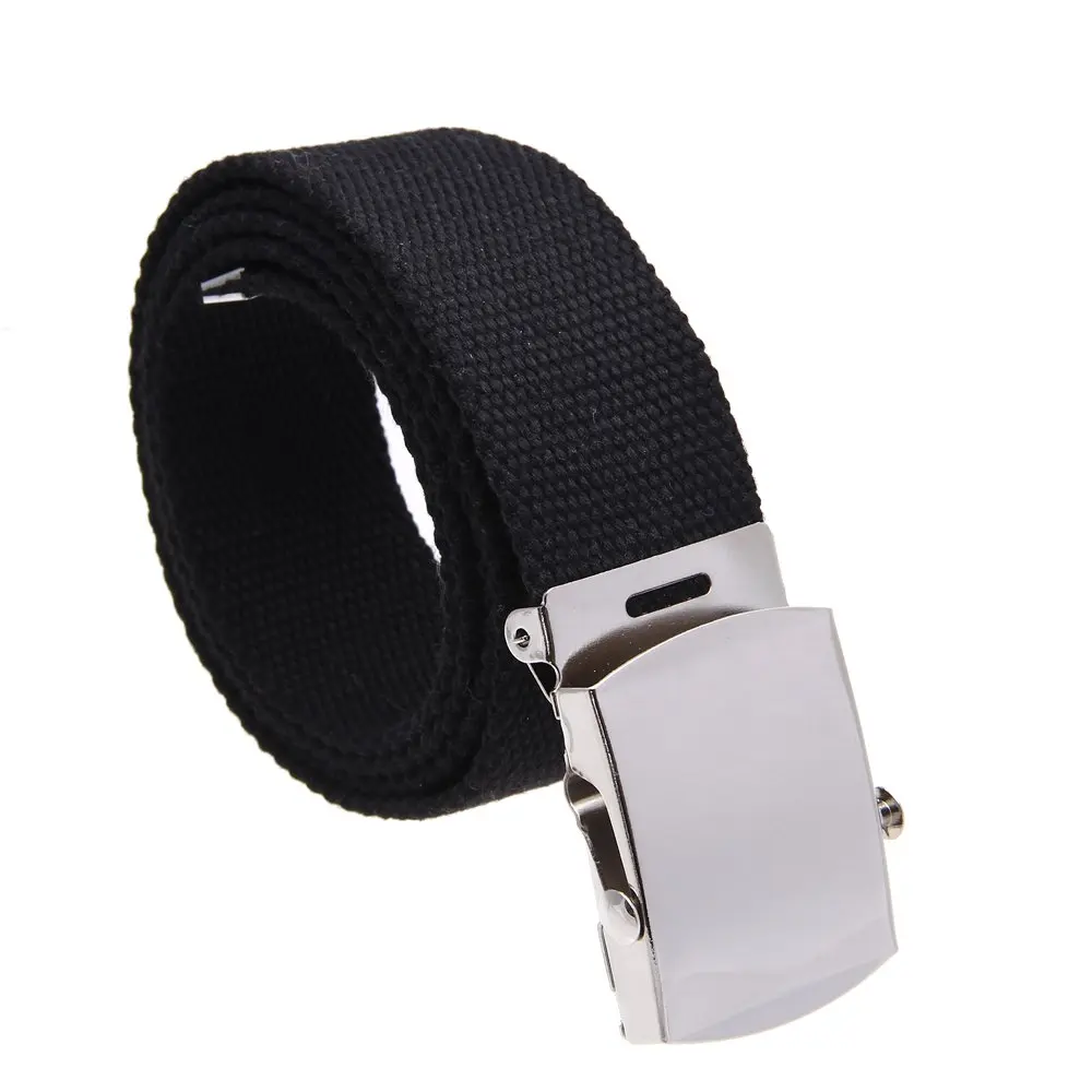 Ceinture noire pour hommes, 38mm