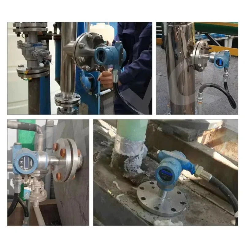 Digitale resonante stemvork In Line Drijfmestdichtheidsmeter Industriële densitometer Prijs