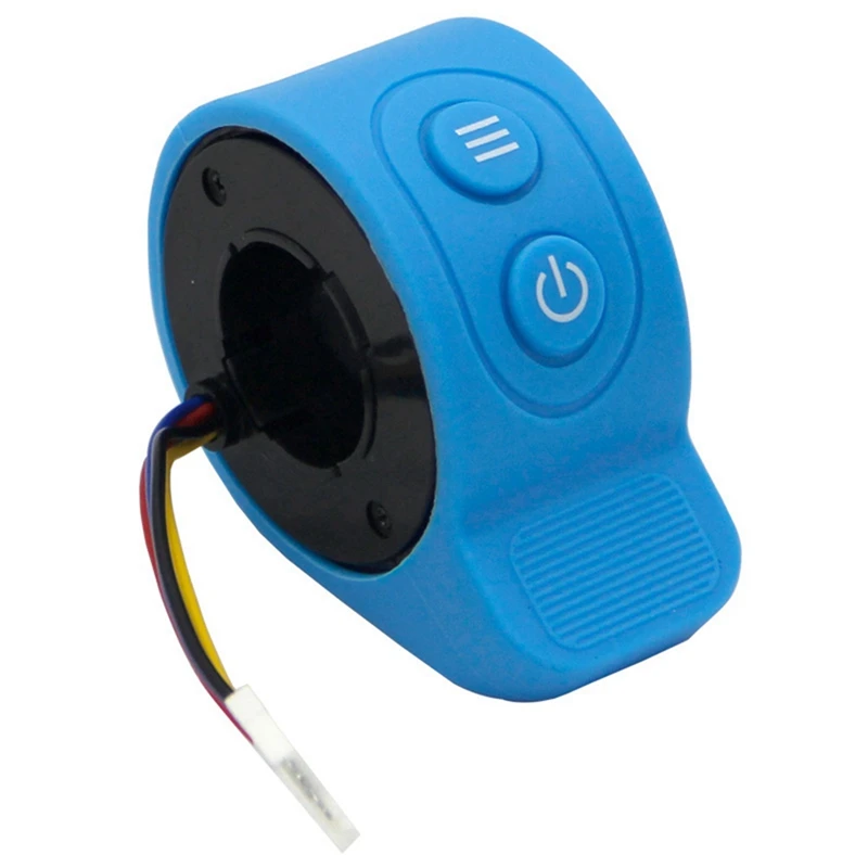 Acelerador de Scooter Eléctrico para HX X6 X7, acelerador de pulgar de dedo, interruptor de Control de velocidad, azul, 2 uds.