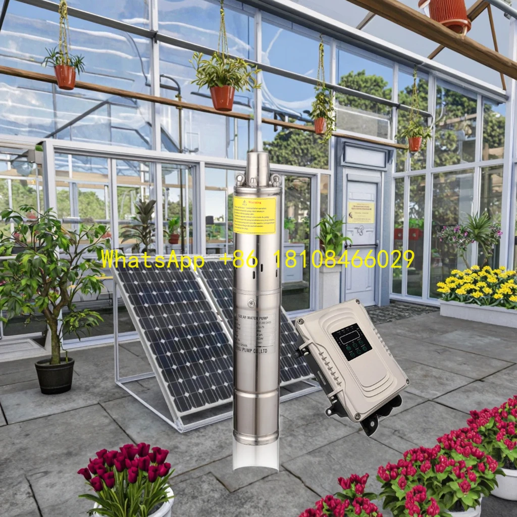 

Agriculture Customizable OEM Water Pumping Machine Hot Selling Max 80m Head Solar Screw Water Pump Dc 24v Pond Solar Pumps for