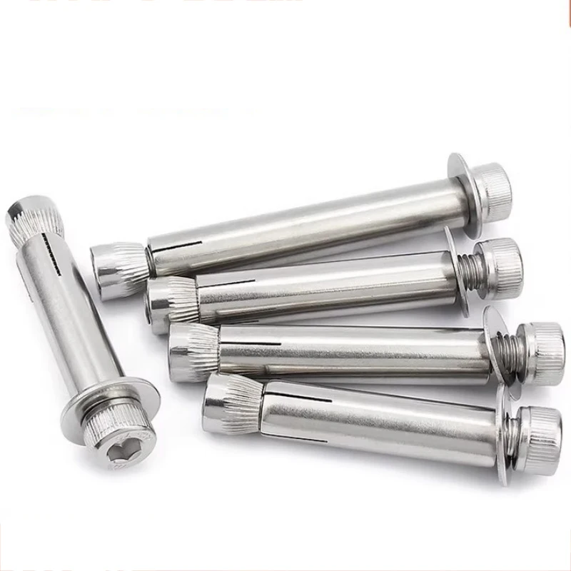 M6 M8 M10M12 توسيع المسمار 304 مسدس من الفولاذ المقاوم للصدأ المقبس التوسع الداخلي المسمار كم مرساة خرسانية المدمج في التوتر #6