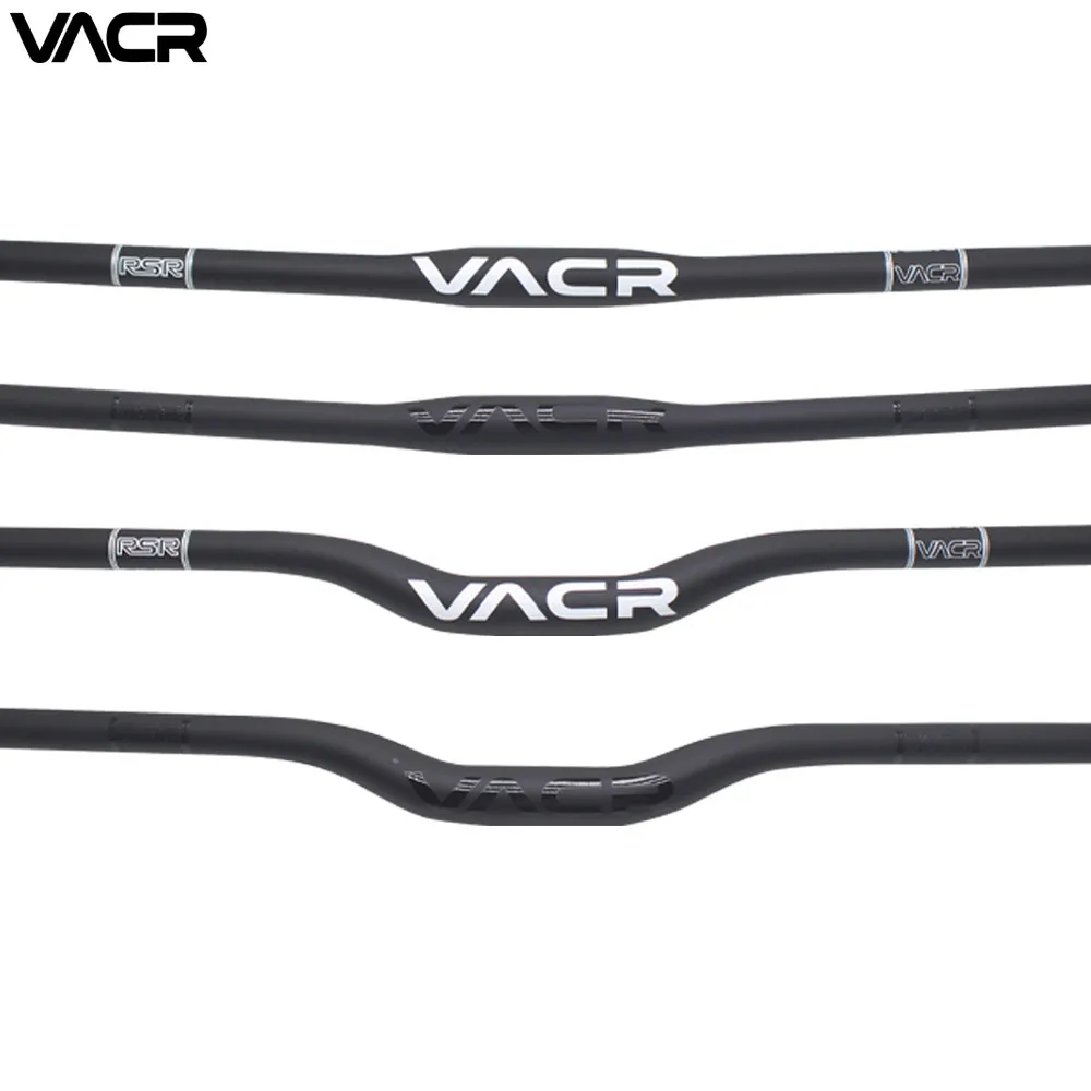 

VACR Glossy Logo Carbon MTB Handlebar 31.8mm Clamp 700-740mm Matte Flat & Riser Bar Lightweight Mountain Bike Parts