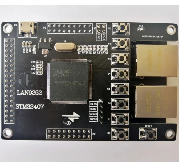 GD32F407 EtherCAT Slave Board LAN9252 16 IO CIA402 for Servo Drive