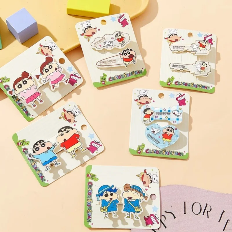 

Cartoon ‌Crayon Shin-chan‌ Hairpin 2D Niche Hair Accessory Bangs Hairpin Creative Headwear Makeup Broken Hairpin Christmas Gift
