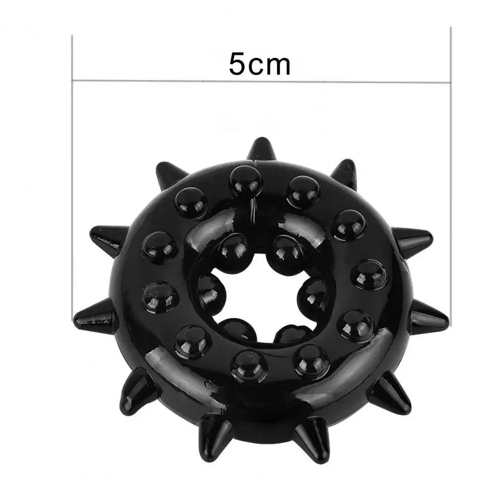 تأخير الوقت حلقة ندفة الثلج شكل الاستمناء مرنة TPE حلقة الانتصاب الكبار لعبة الجنس للرجال حلقة القفل