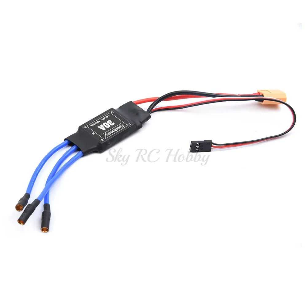 30A ESC 2-4S ESC Electronic Speed Controller with 5V / 2A BEC Soldered with XT60 Plug For F450 X500 Quadcopter Multicopter