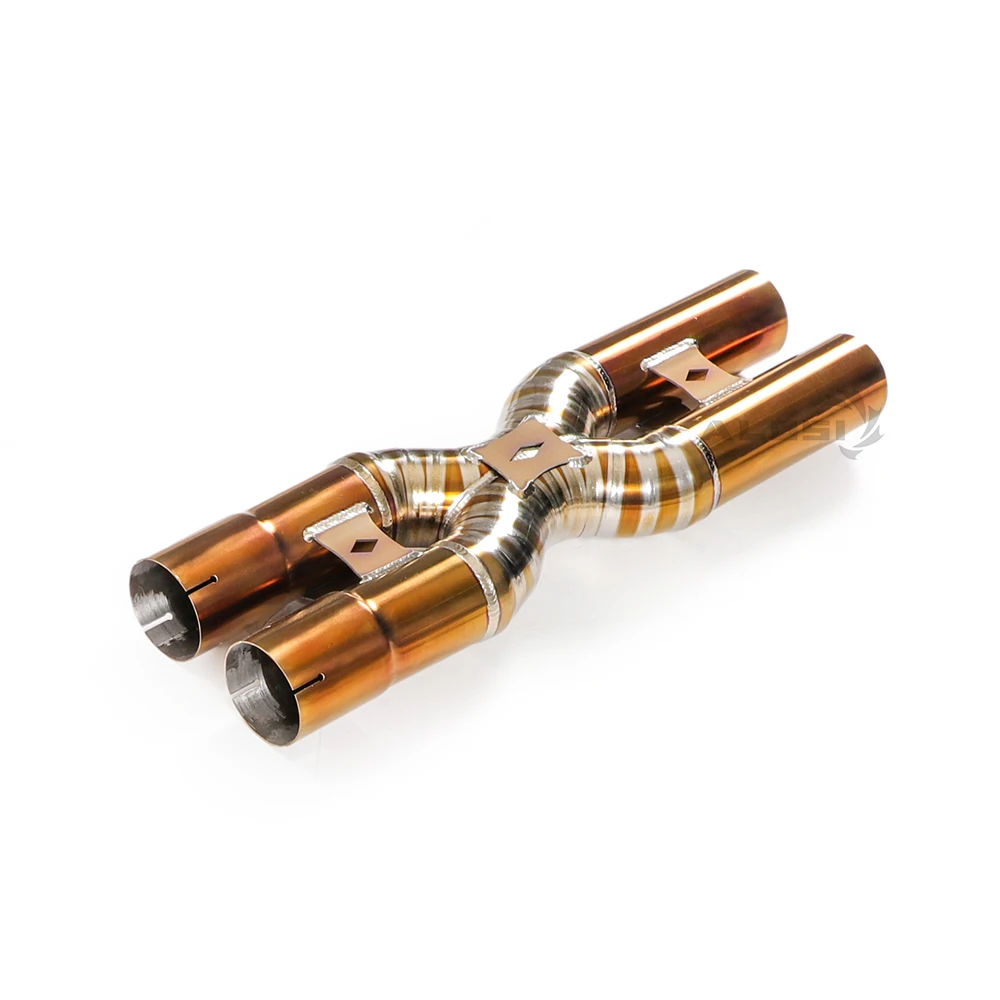 

Factory Wholesale Mid Pipe X Pipe Exhaust for Ferrari 812 812 GTS Titanium Material Modification Car Exhaust System