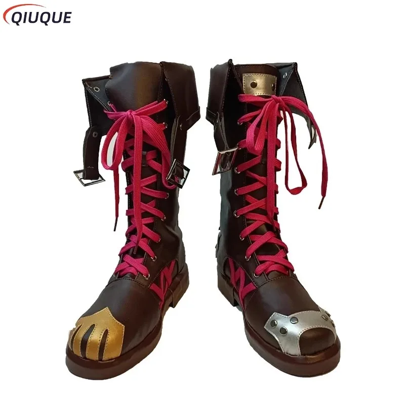 

Hot New Game LOL Arcane Jinx Cosplay Shoes Props Boots Halloween Party Accessories Customization