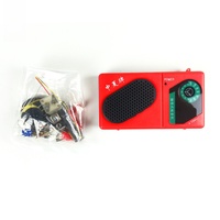 Six-tube Amplitude Modulation Radio Electronic ComponentsdiyMaking kit Teaching Assembly Training Welding Parts Materials