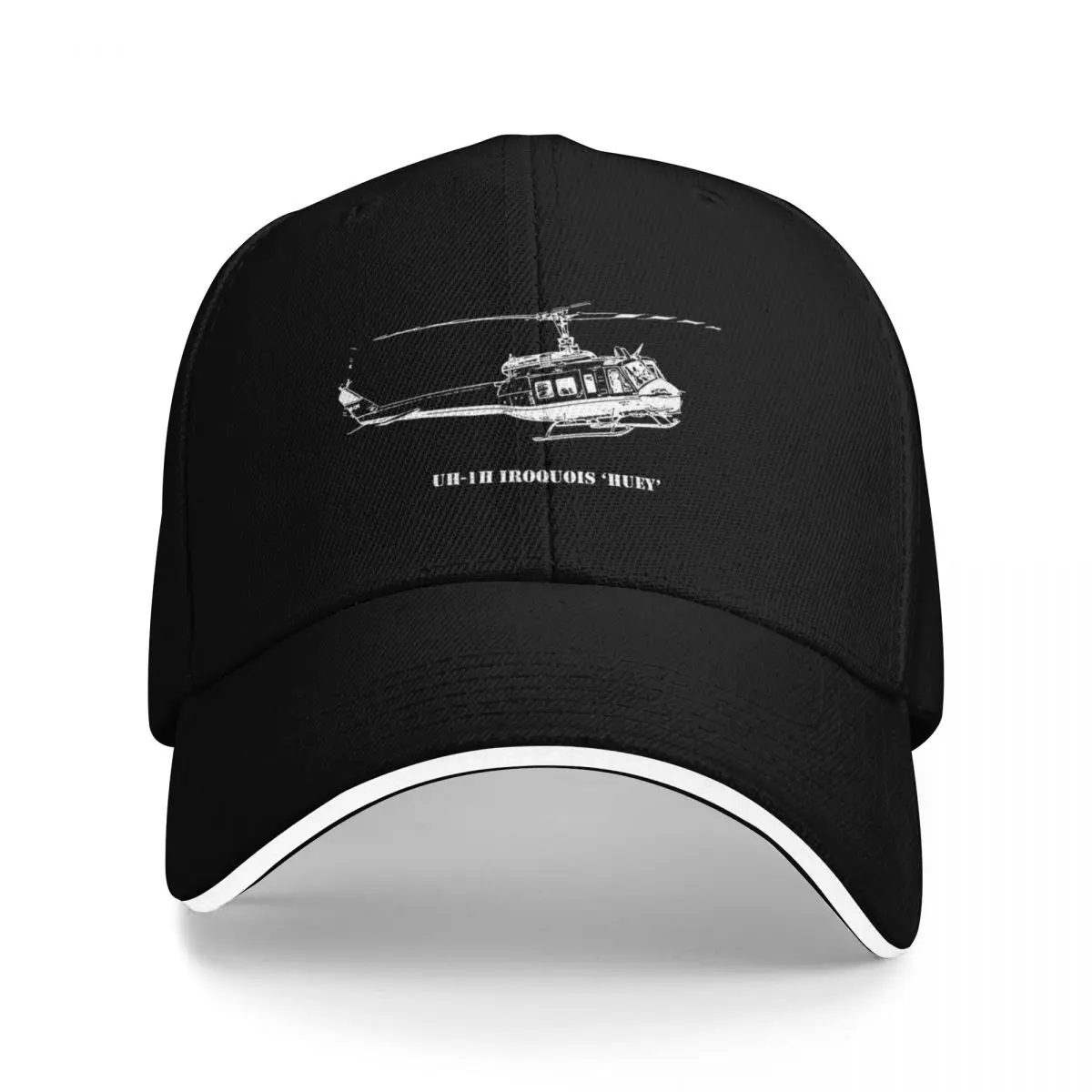 

Uh-1H Huey Helicopter Baseball Cap Hat Luxury Brand hats for men Beach Sunscreen Women's Beach Outlet Men's