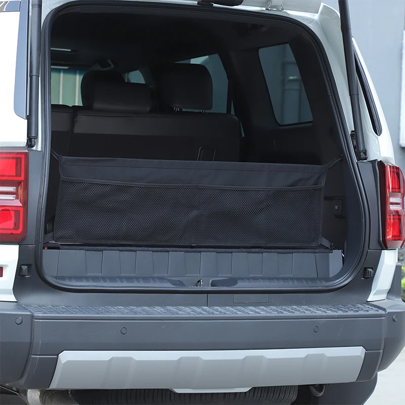 For Toyota Prado/Land Cruiser 2024+ model trunk vertical storage net pocket, trunk isolation net storage accessories 1pcs