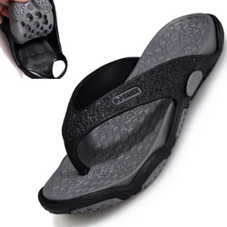 Venda quente sandálias de praia de férias masculinas tamanho grande viagens lazer ao ar livre luz flip-flops casa interior chinelos 39-45 #