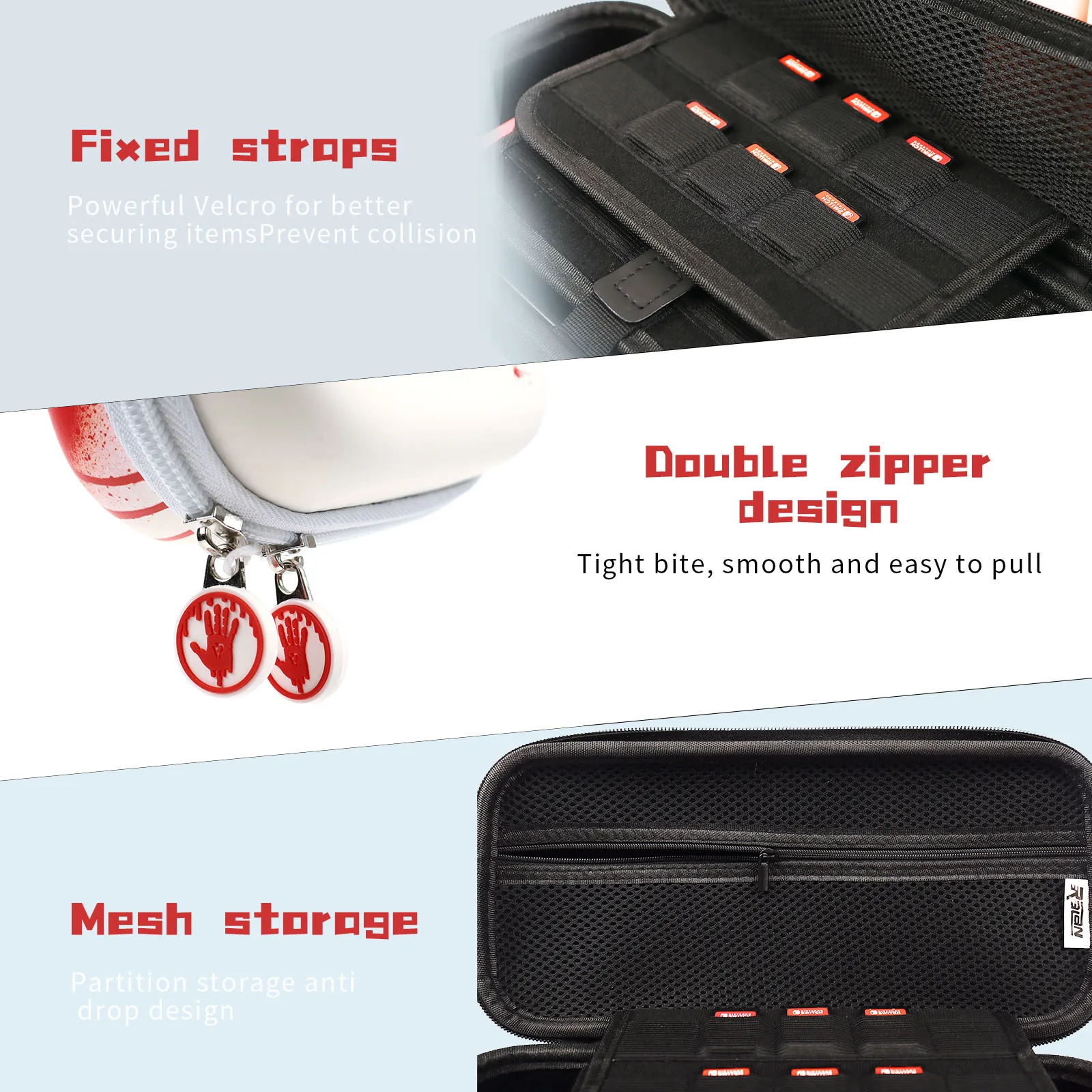 حقيبة حمل ذات سعة كبيرة لجهاز نينتندو سويتش 2 ( 2025)، حقائب سفر فائقة النحافة من مادة إي في إيه