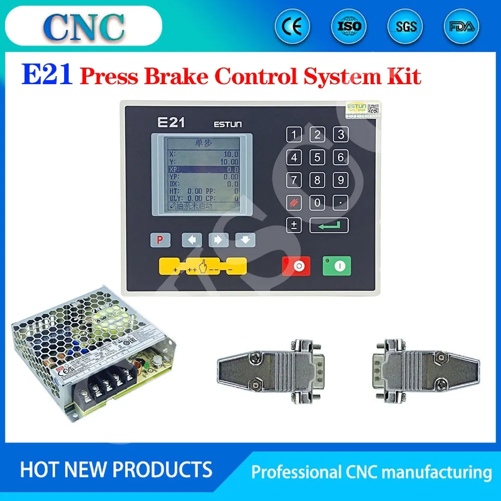 Estun E21 Buigen Controle Systeem Buigmachine Buigen Machine Controller Presenteert Schakelende Voeding