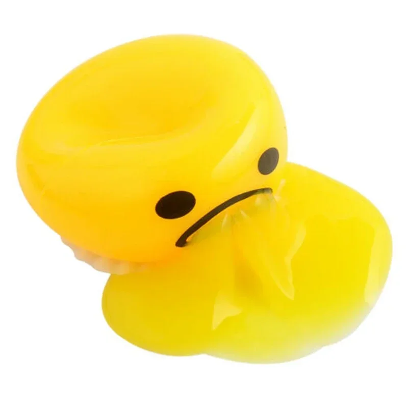 Puking Egg Yolk Stress Ball, Yellow Yolk Party Game, Relieve Stress, Festival Toys, Decor, 4Pcs