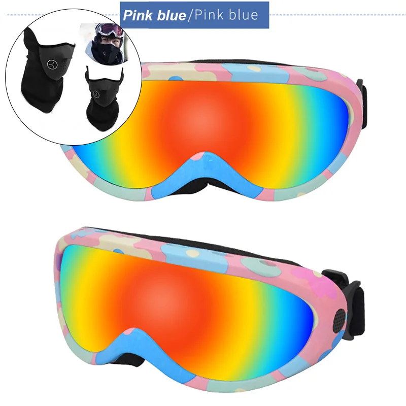 แว่นตากันลมสำหรับเล่นสกีแว่นตาจักรยานยนต์สำหรับฤดูหนาวกันหมอกสโนว์บอร์ดแว่นตาเล่นสกีหน้ากากสกีแนวยุทธวิธีแว่นตา
