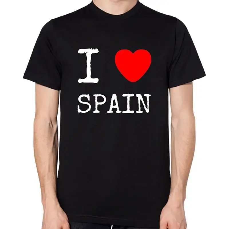 I Love Spain T Shirt Top