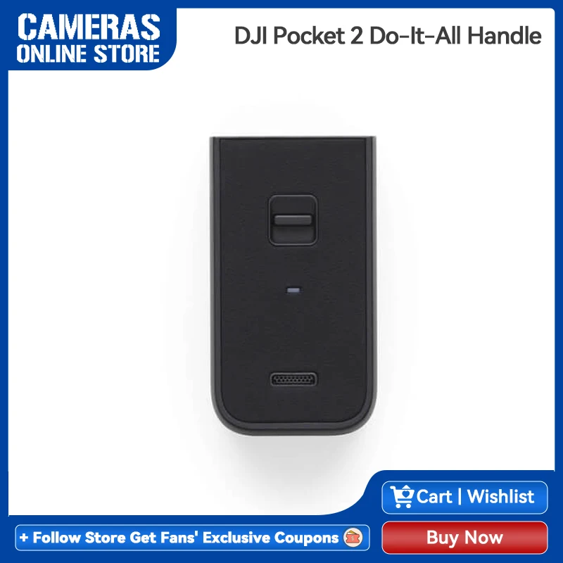 DJI Osmo Pocket 2 Do It All Handle with Wireless Connection Supports External Microphone & Earphones DJI  Osmo Pocket 2 Accessor