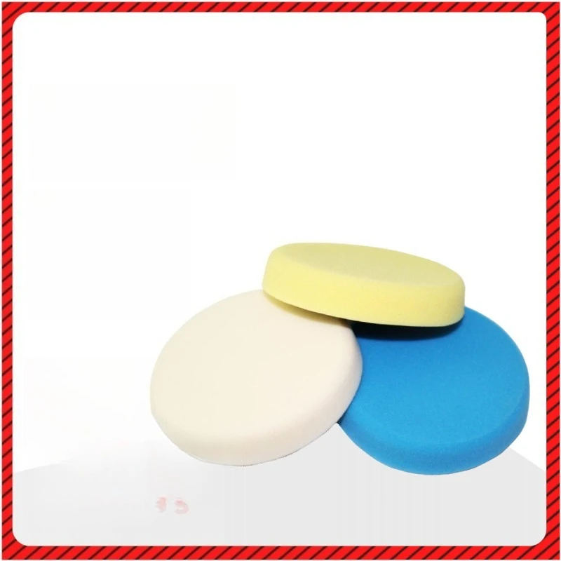 

6 inch T type bevel plane polyester sponge polishing pad, waxing plate DA RO eccentric machine, reducing plate