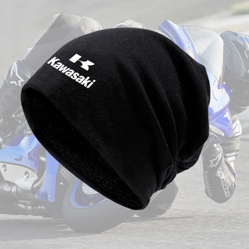 

New Spring and Autumn Motorcycle Baotou Cap Outdoor Sports Windproof Beanie Hat For Z900 Kawasaki Z750 Vulcan S Classic Ninja H2