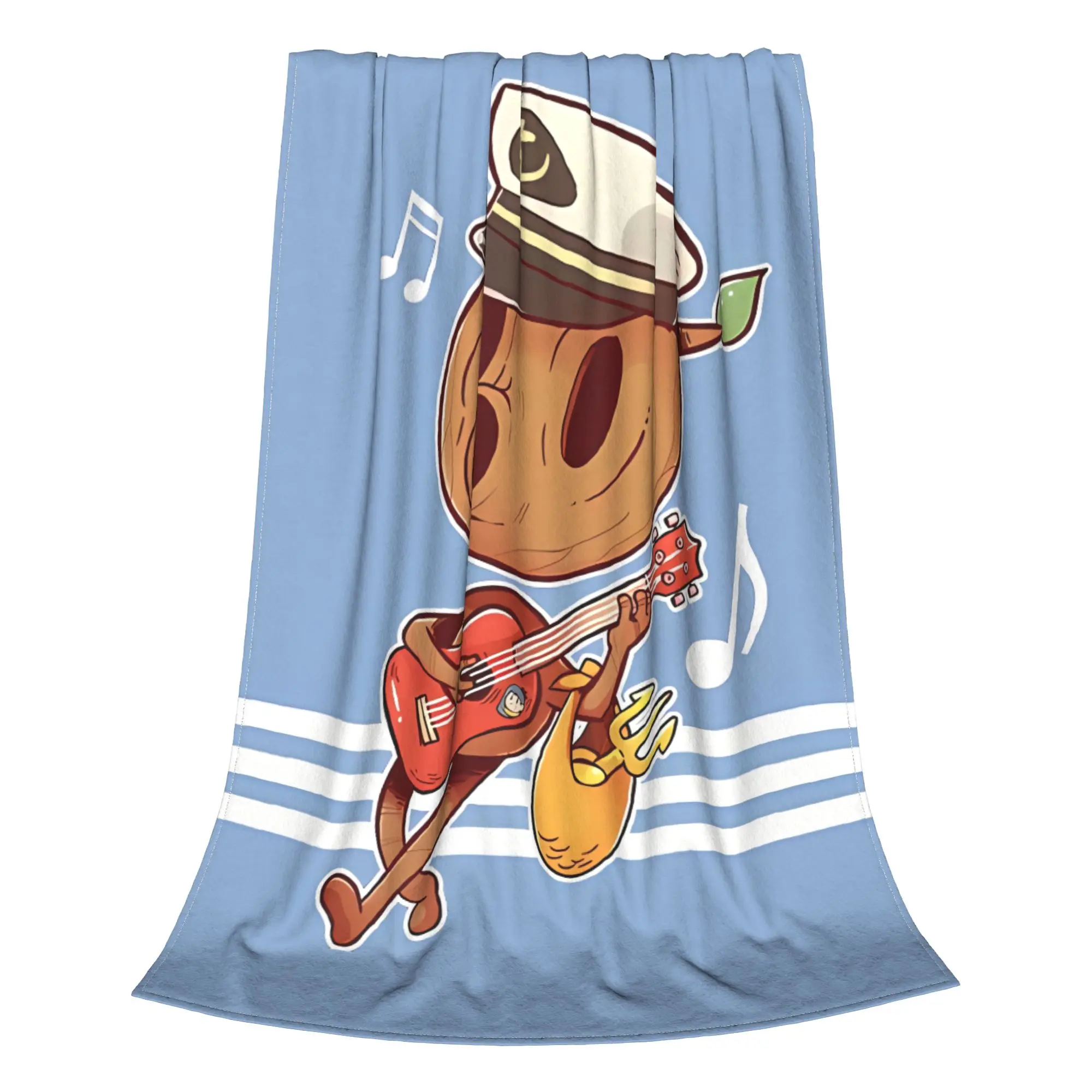 1PC Home Cute Room Decor Captain Woodman Blanket Throw Blanket Hildaa Novelty Warm Blanket All Season